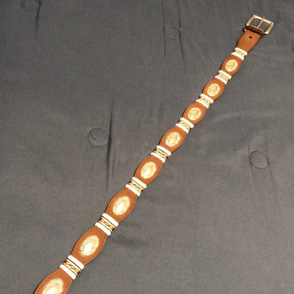 Custom leather belt